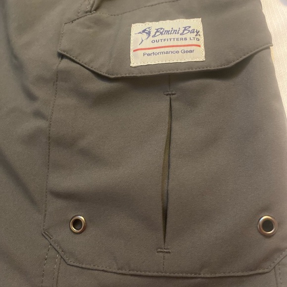 Bimini Bay Outfitters Men's Gray Cargo Shorts Size 42 - Picture 6 of 7